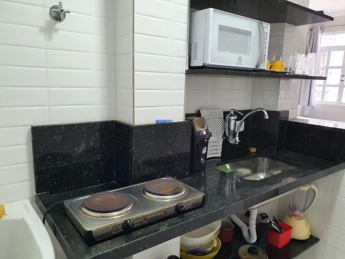 Pitangueiras Kitnetes Apartment Guaruja Bagian luar foto